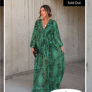 Vici Boho Long Sleeve Maxi Dress SOLD OUT ONLINE